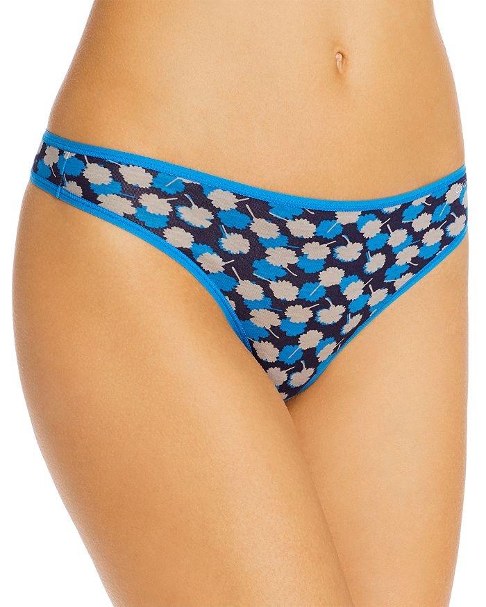 Calvin Klein Form Cotton Thong In Lucky Day Floral