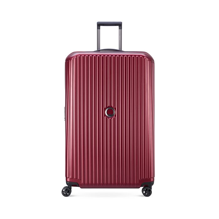 Delsey Securitime 25 Expandable Spinner Suitcase In Red