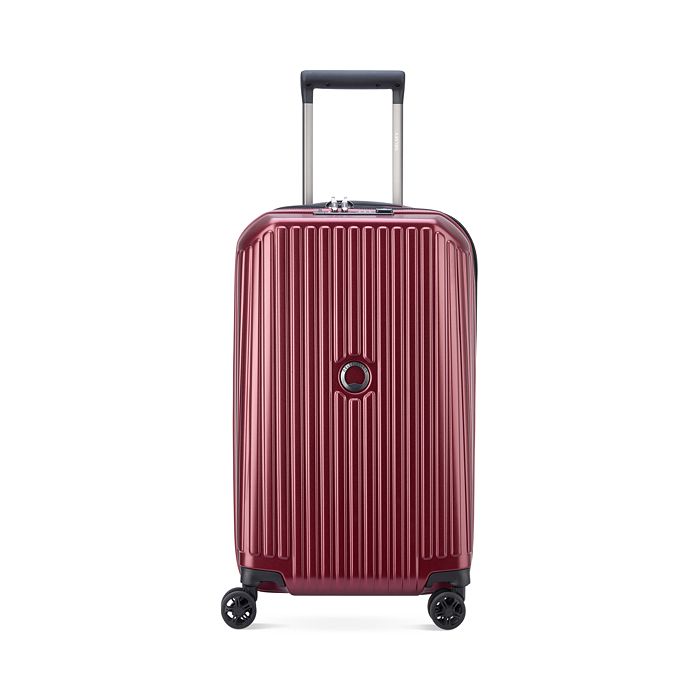 Delsey Delseny Securitime International Expandable Carry-on Spinner Suitcase In Red
