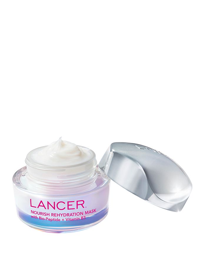 Shop Lancer Nourish Rehydration Mask With Bio-peptide + Vitamin B3 1.7 Oz.