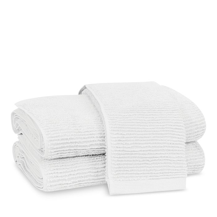 Matouk Aman Bath Towels In White