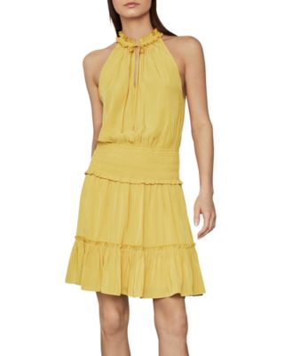 bcbgmaxazria yellow dress