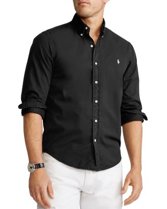 Polo Ralph Lauren Cotton Twill Slim Fit Button-Down Shirt | Bloomingdale's