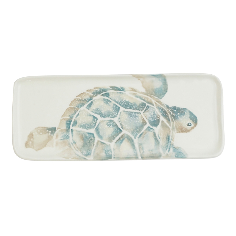 Vietri Tartaruga Narrow Rectangular Tray In Multi