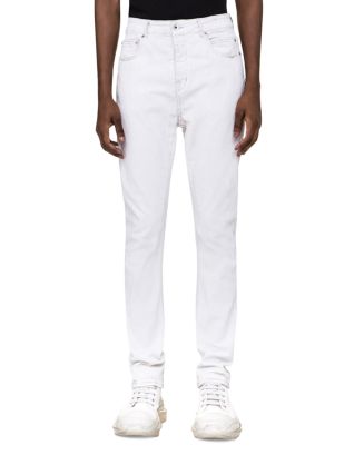 DRKSHDW Rick Owens Detroit Cut Slim Fit Jeans in White Wax