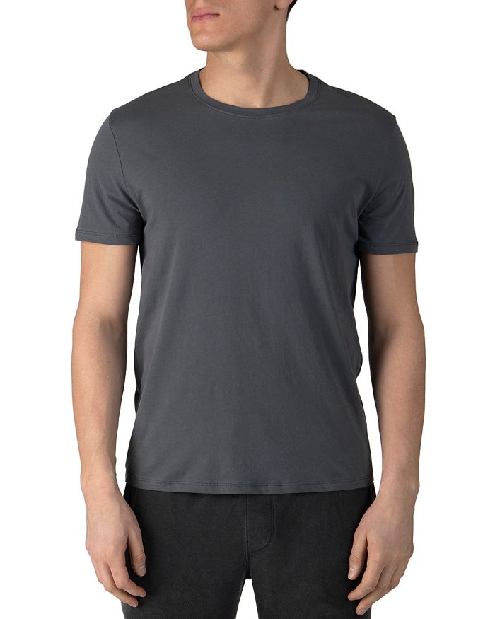 Atm Anthony Thomas Melillo Cotton Solid Tee In Steel