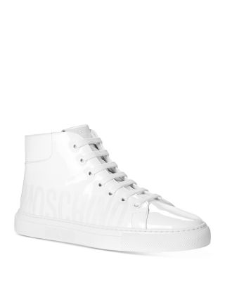 moschino high top sneakers womens