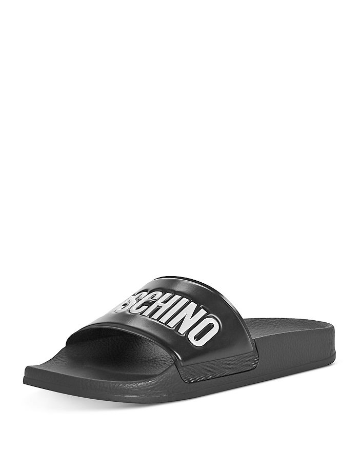 Moschino Women's Logo Pool Slide Sandals | Bloomingdale's
