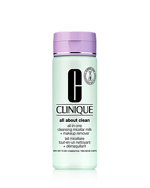 CLINIQUE ALL ABOUT CLEAN ALL-IN-ONE CLEANSING MICELLAR MILK + MAKEUP REMOVER 6.8 OZ.,KL6901