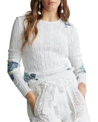 ralph lauren patchwork sweater