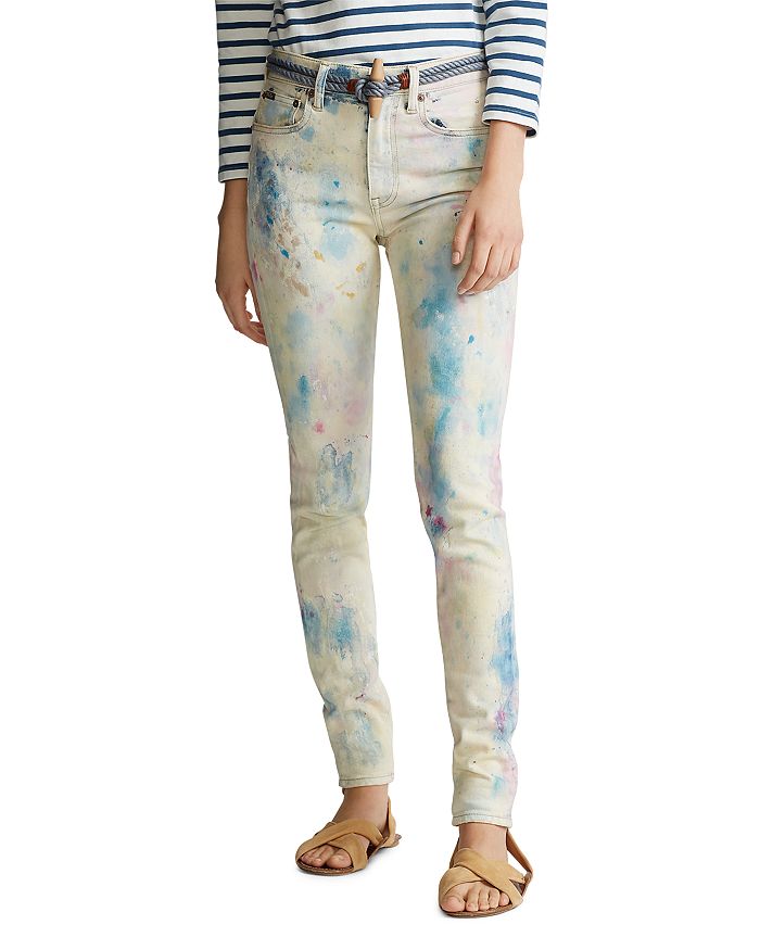 Polo Ralph Lauren Ladies Low-Rise Tompkins Skinny Jeans, Waist Size 25