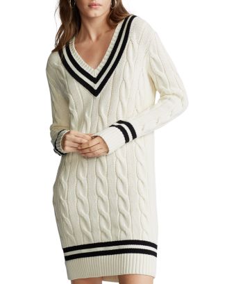 Ralph Lauren Cable-Knit Sweater Dress | Bloomingdale's