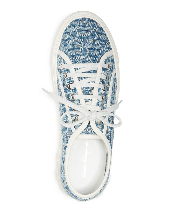 salvatore ferragamo denim shoes