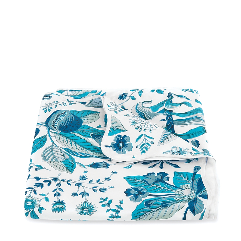 Matouk Schumacher Pomegranate Duvet Cover, Queen In Prussian Blue