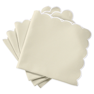 Matouk Savannah Gardens Napkin 22 X 22, Set Of 4 In Ivory