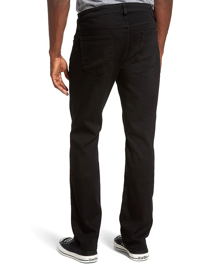 Shop Paige Federal Slim Straight Fit Jeans In Midnight Oil