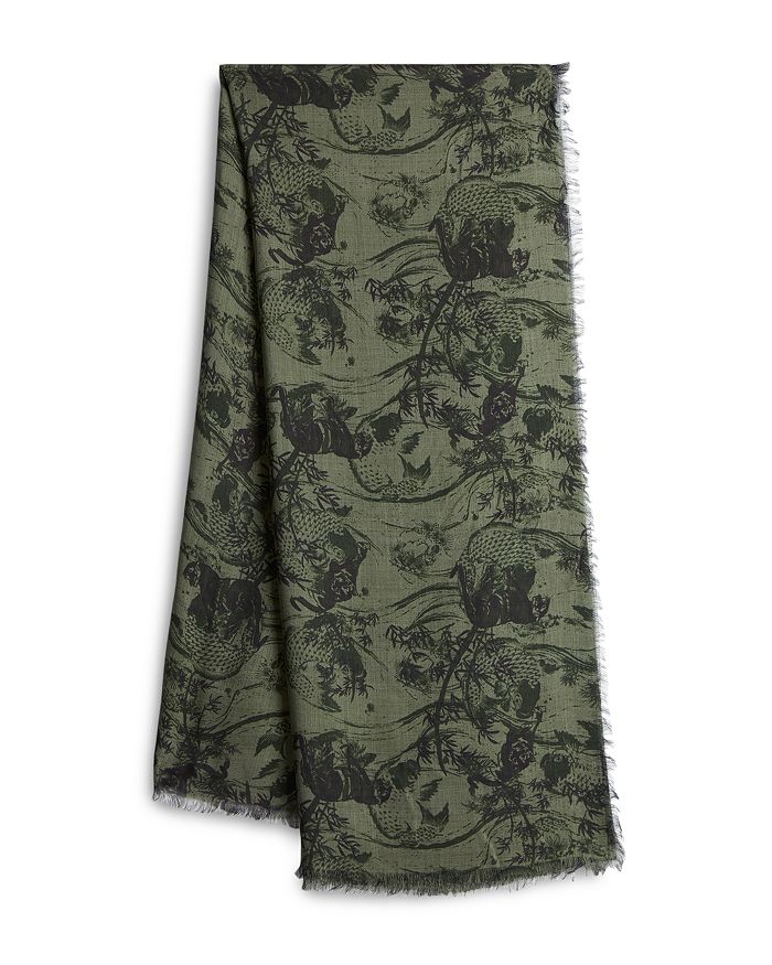 ALLSAINTS STRENGTH SQUARE SCARF,AS100315