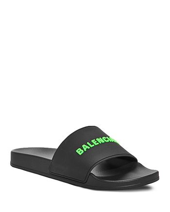 Balenciaga Men's Pool Slide Sandals | Bloomingdale's