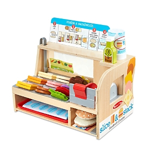 Melissa & Doug Slice & Stack Sandwich Counter Play Set - Ages 3-6