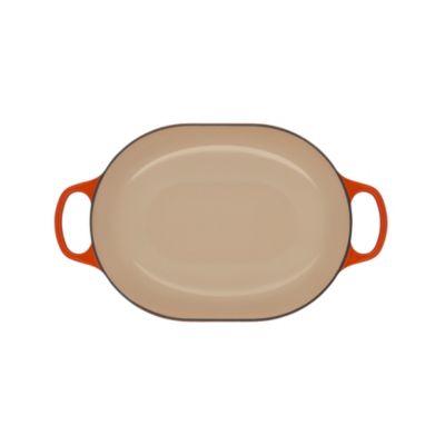 3.75 Qt Cast Iron Oval Casserole & Lid