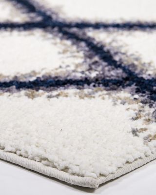 Orian Cotton Tail Line Trellis Area Rug, 5'3" x 7'6"