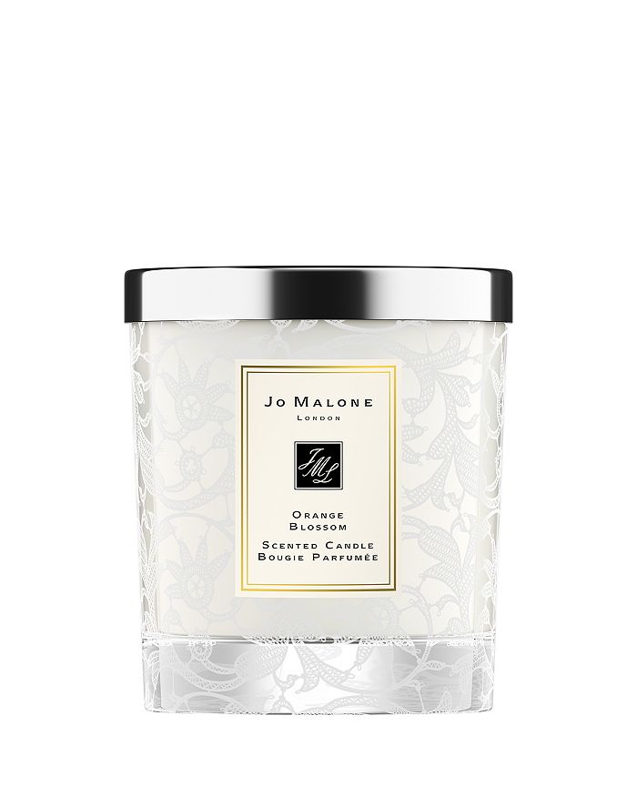 Jo Malone Orange Blossom Scented Candle With Lace Design  7.0oz/200g New 