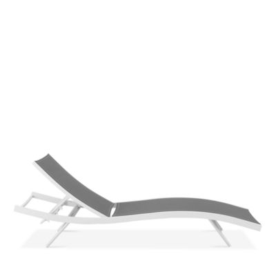 Glimpse Outdoor Patio Mesh Chaise Lounge Chair