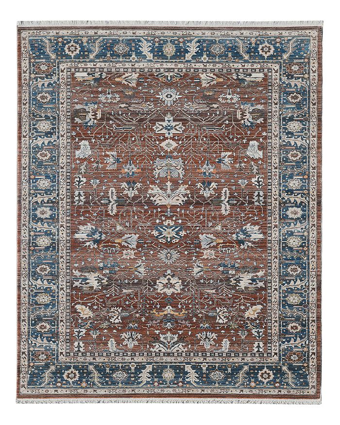 Amer Rugs Arcadia Arc-3 Area Rug, 5' X 7'8 In Red/ Navy