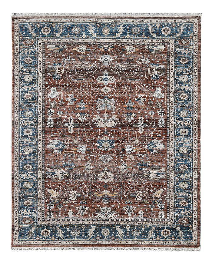 Shop Amer Rugs Arcadia Arc-3 Area Rug, 2' X 3' In Red/ Navy