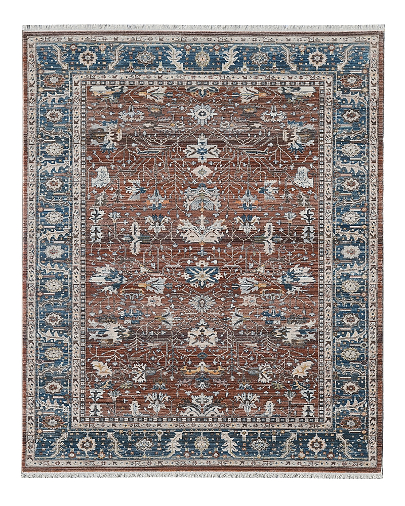 Amer Rugs Arcadia Arc-3 Red/ Navy 2' X 3' Area Rug In Red/ Navy