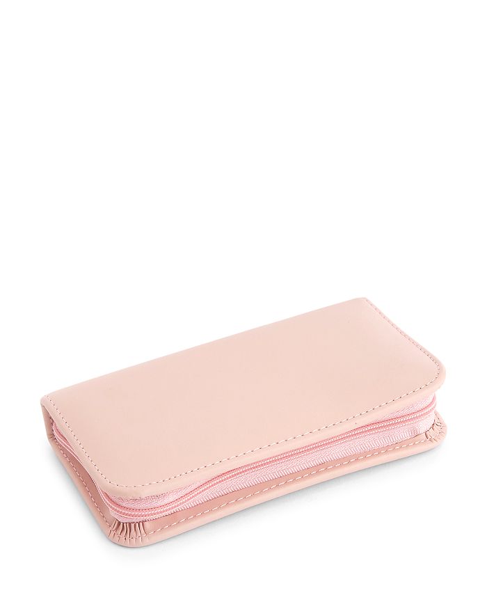 Royce New York Leather Compact Grooming Kit In Pink