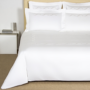 Frette Luminescent Pearls Embroidery Duvet Cover, King