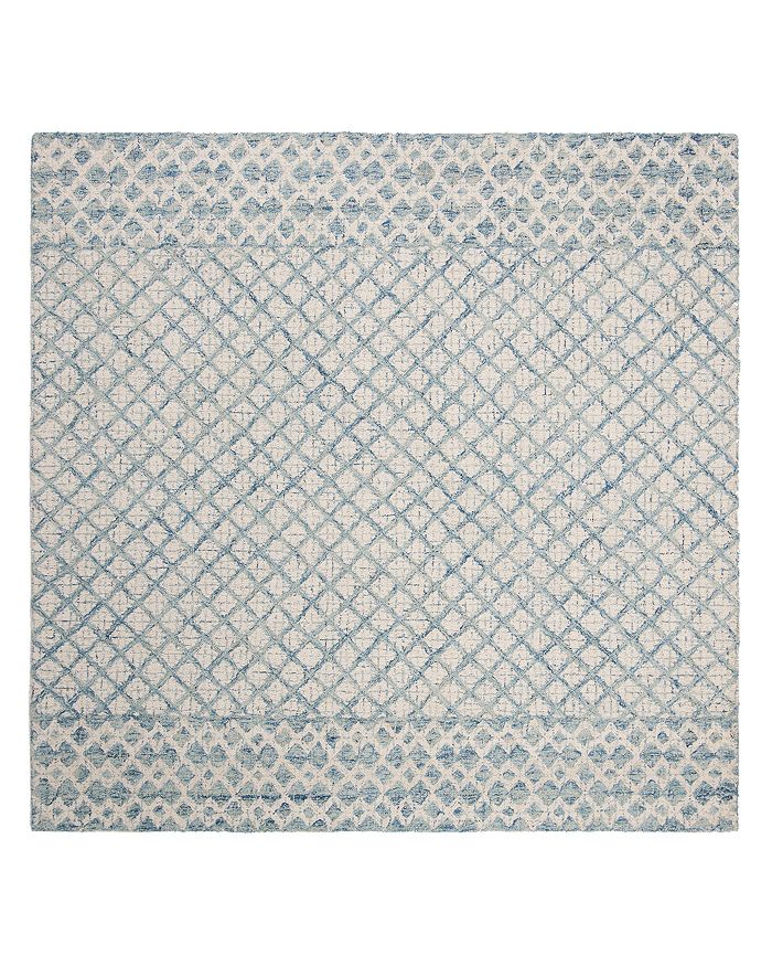 Shop Safavieh Abstract 203 Area Rug, 6' X 6' In Blue/ivory