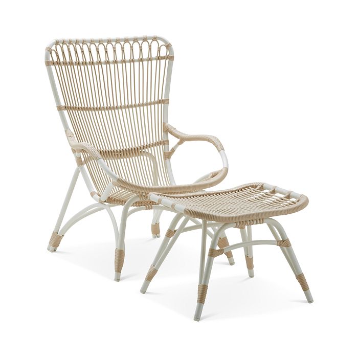 Shop Sika Designs S Monet Outdoor High Back Chair In Dove White