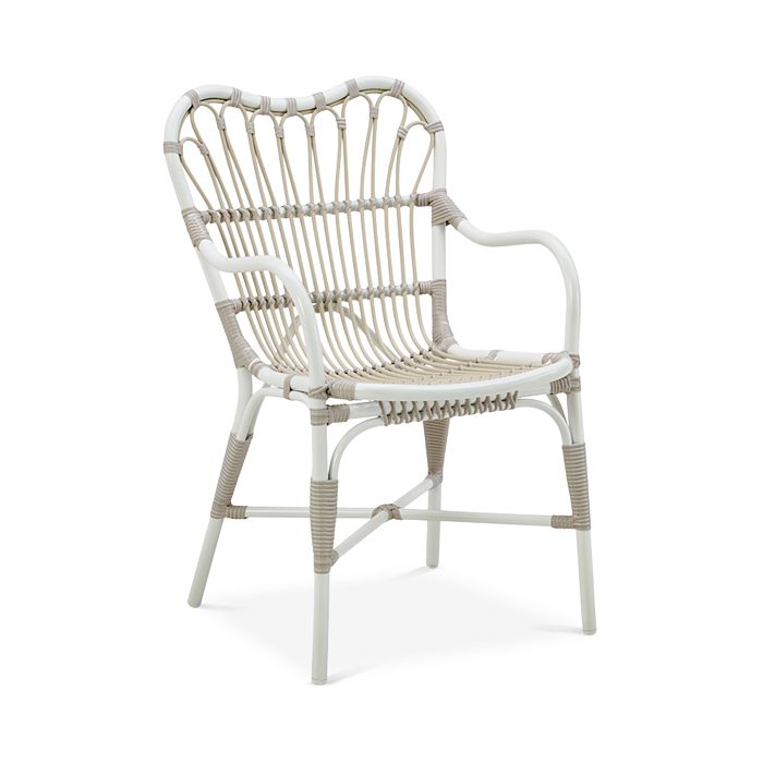Shop Sika Designs S Margret Outdoor Dining Chair In Dove White