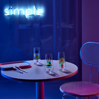 Rock & Pop Mirage Highball Glasses, Set of 4