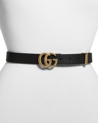 Gucci Women's Torchon Double G Buckle Leather Belt | Bloomingdale's