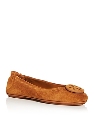 Tory Burch Women's Minnie Travel Ballet Flats In Rhum/rhum