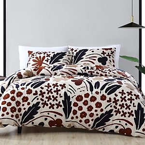 Marimekko Suvi Brown Comforter Set, King