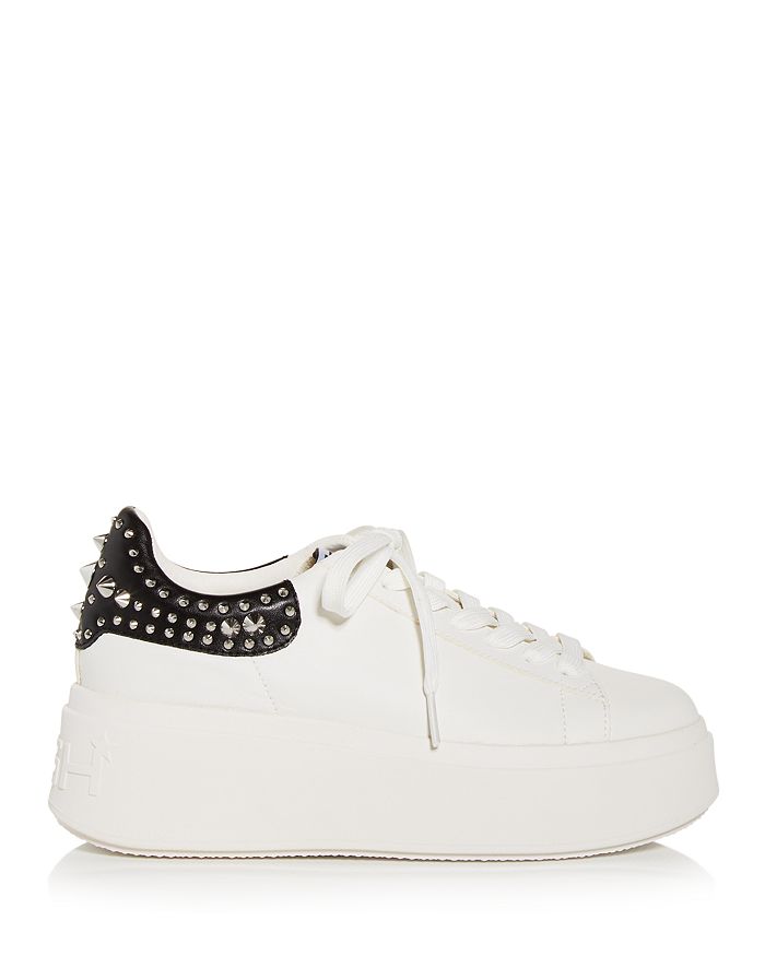 ash moby leather platform sneakers
