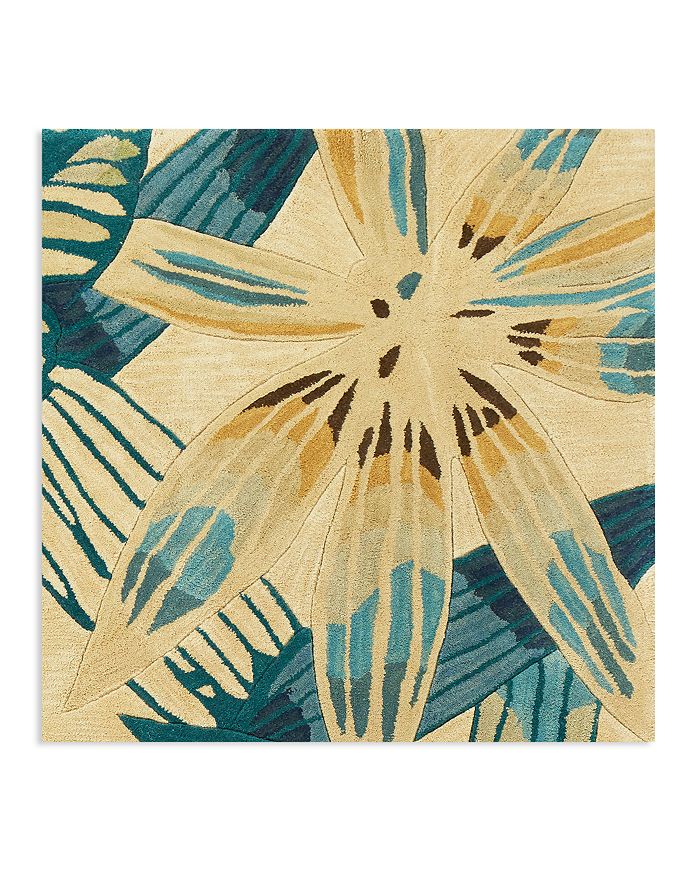 Kas Sparta Nassau 3154 Ivory/teal 5'3" X 8'3" Area Rug In Ivory