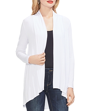 Vince Camuto Open Front Cardigan In Ultra Whit