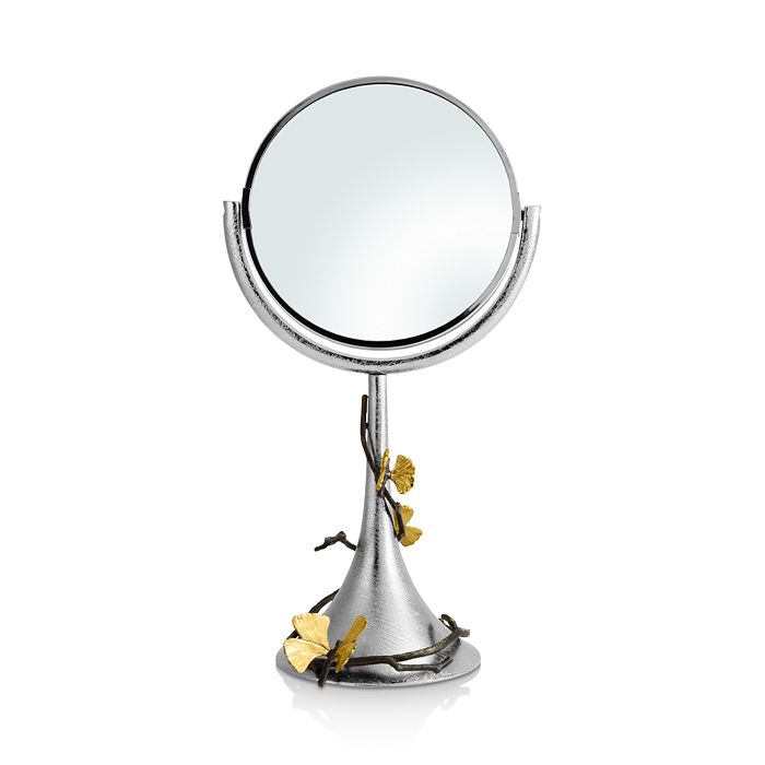 Michael Aram Butterfly Ginkgo Vanity Mirror In Silver