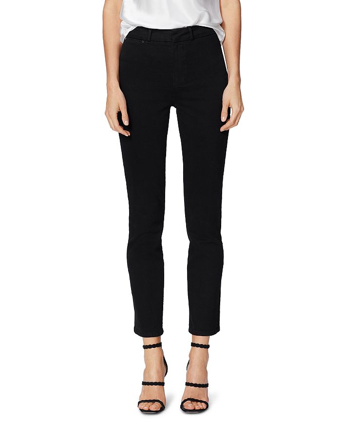 Paige Cindy Straight-leg High-rise Stretch-denim Jeans In First Class
