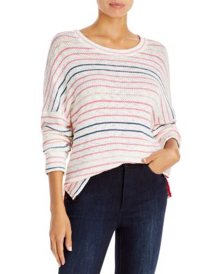 sundry striped sweatshirt