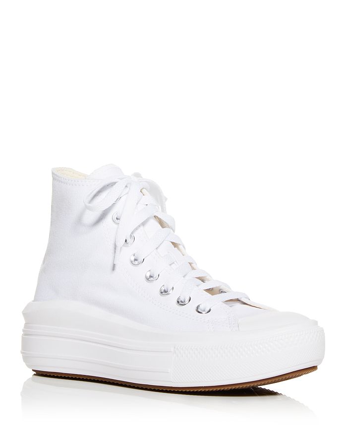 Converse Women's Chuck Taylor All Star Move Platform High Top Casual Sneakers In White | ModeSens