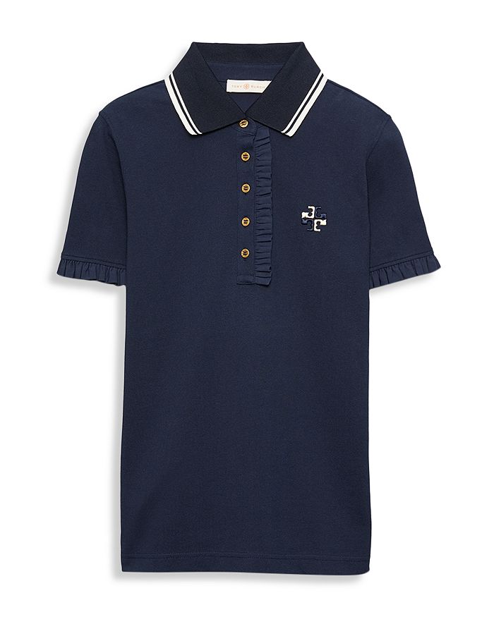 Tory burch on sale ruffle polo
