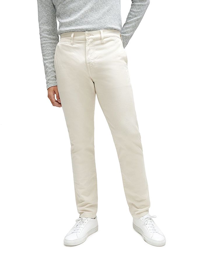 7 For All Mankind Go-to Slim Fit Chinos In Stone