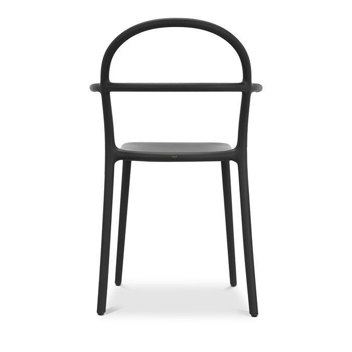 Shop Kartell Generic C Chair, Set Of 2 In Matte Black