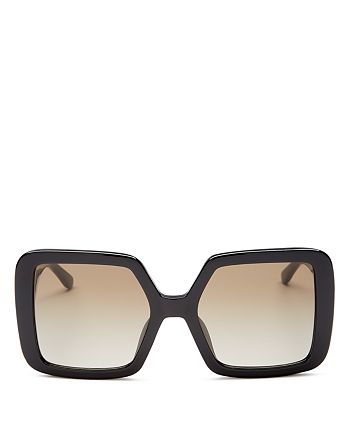 Tory Burch Square Sunglasses, 52mm | Bloomingdale's